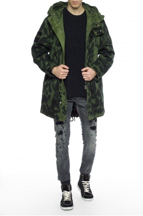 Wzorzysta parka typu 'oversize', zdjęcie 2 Wzorzysta parka typu 'oversize' od Diesel